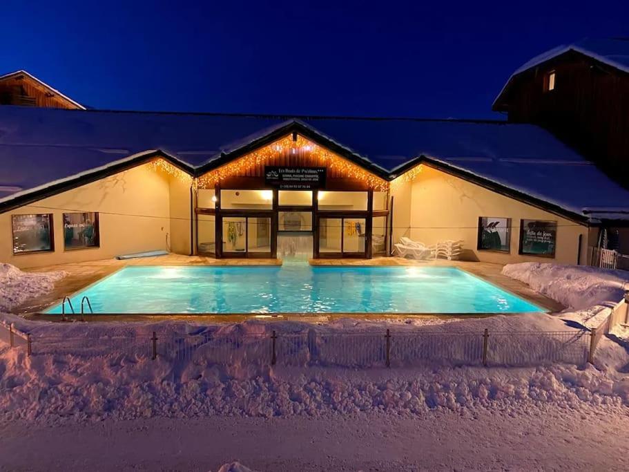 T2 + Coin Montagne - Wifi/Piscine - Les Orres 1800 Apartment Exterior photo